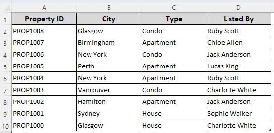 Custom VBA Macro to Flip Table Data by Columns and Rows