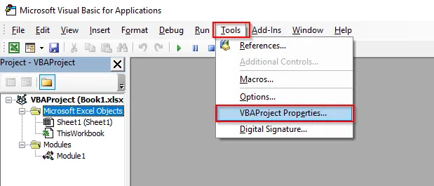 Unlock the VBA Project for Editing