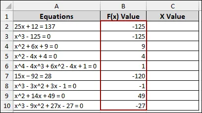 Applying Solver