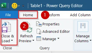 Convert Yes/No to 1/0 Using Power Query