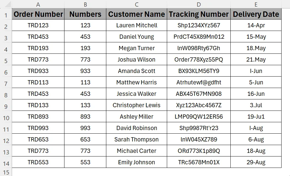 Extracting Number Dynamically