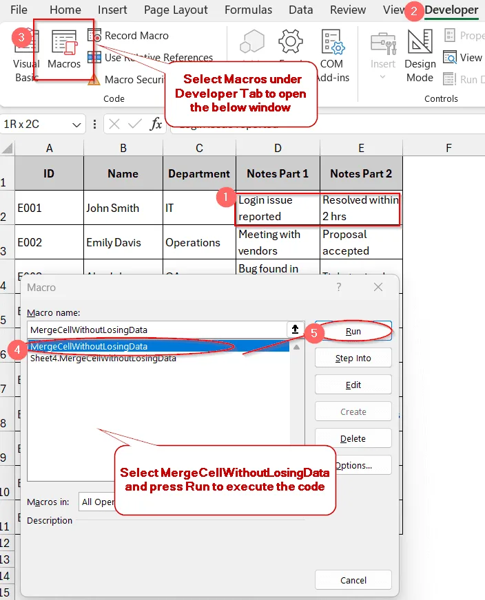 VBA Macro