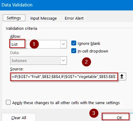 Combine IF Statement with INDIRECT Function