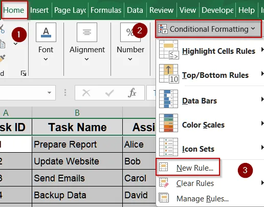 Highlight Rows Based on Checkbox Value Using IF Formula