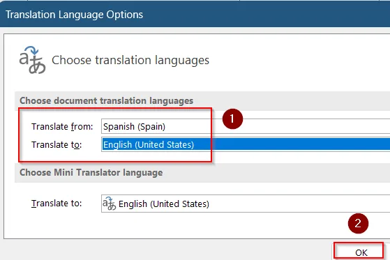Convert Large Tables via Microsoft Word’s Translator (Offline Option)