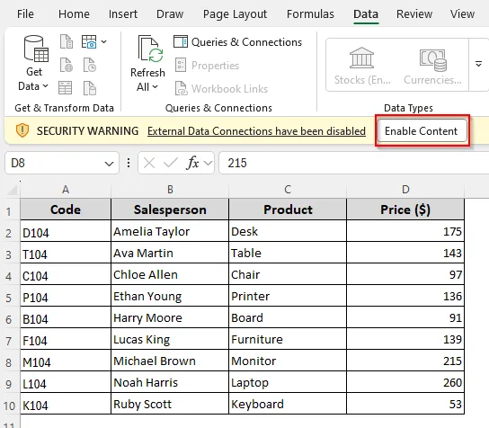 Enable Editing for Locked Workbooks