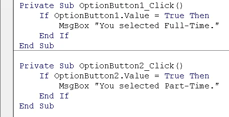 Combining Radio Button with ActiveX Controls