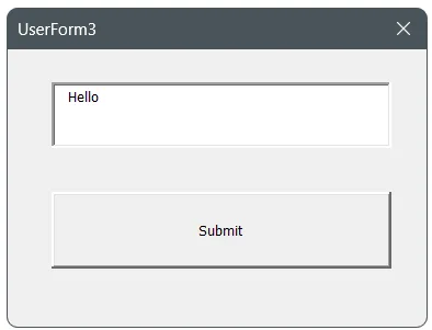 Keep the Form Hidden and Read Values from Controls