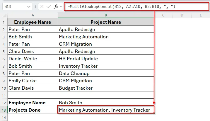 Using VBA Codes to Vlookup Multiple Values in One Cell