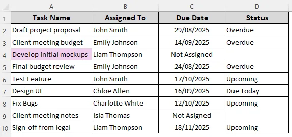 Conditional Formatting Formula for Partial Matches