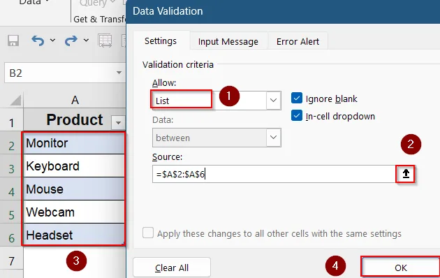 Use an Excel Table for Dynamic Auto‑Updating