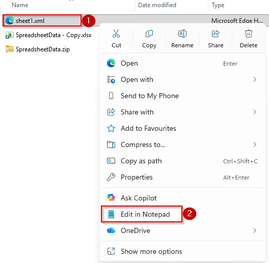 Removing Worksheet Protection by Editing the Excel XML File