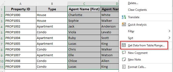 Using the Power Query Tool to Add a Comma Between Names