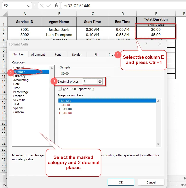 Calculate Time in Minutes