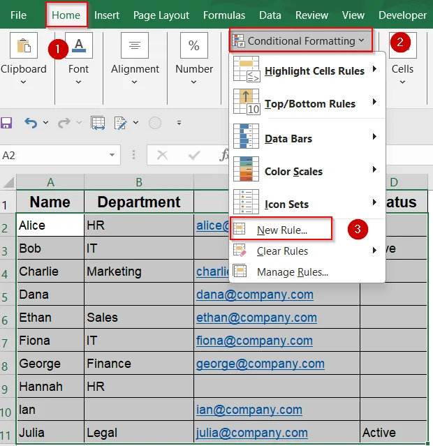 Use LEN Function to Detect All Visually Blank Cells