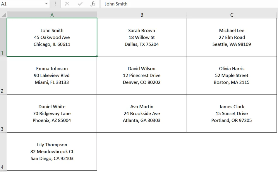 Automating Avery Label Printing from Excel Using VBA