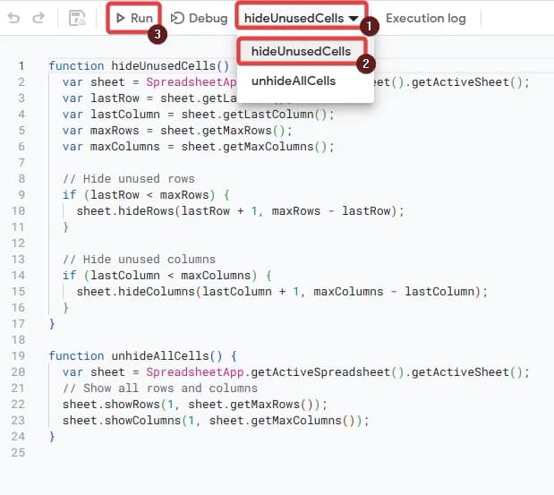 Using Google Apps Script