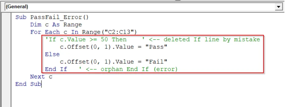 Remove End If When Deleting an If Statement