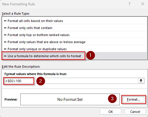 Using Conditional Formatting to Change Table Colors Based on Values