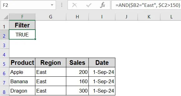 Apply Custom Formula in Advanced Filter for Multiple Criteria
