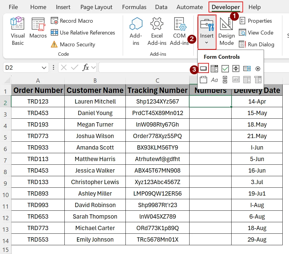 Using Excel VBA to Extract Numbers