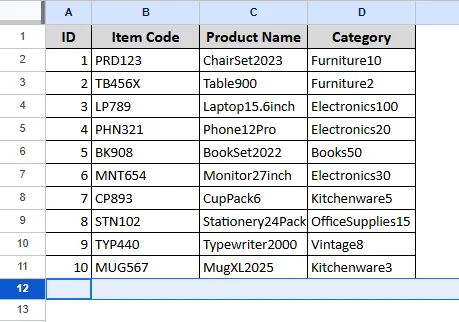 Hiding Rows or Columns as a Group