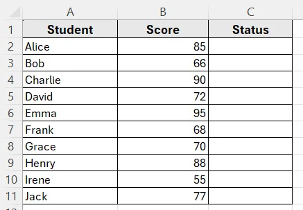 Using IF with AND Functions to Check If a Value Falls Between Two Numbers