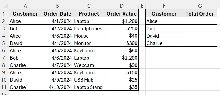 Use the FILTER Function to Return All Matching Values