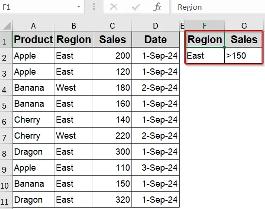 Set Up Criteria Range for Advanced Filter (AND / OR / Combined Logic)