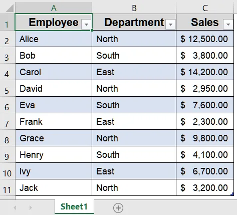 Link the Original Table Using Simple Formulas