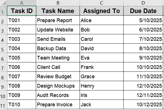 Highlight Rows Using Conditional Formatting with Checkboxes