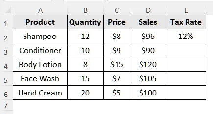 Keep a Cell Fixed in Excel Using Absolute Cell Reference