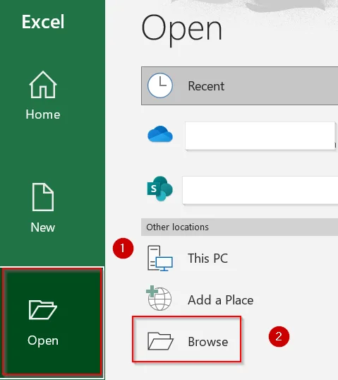 Use the Built-in Open and Repair Tool