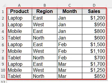 Refresh All Pivot Tables with Built-in Refresh All Option