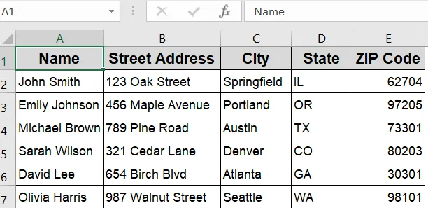 Create Mailing Labels Using Excel and Word Mail Merge