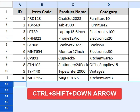 Hiding Rows or Columns as a Group