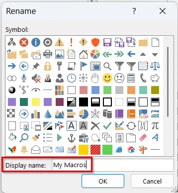 Add a Macro Button to Your Own Group On Your Excel Ribbon