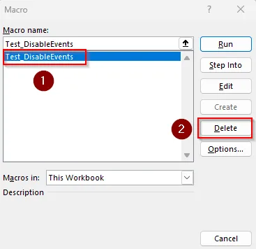 Disable Problematic Macros