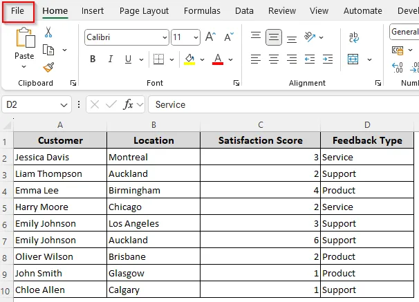 Using Excel's AutoSave Feature to Undo Changes with OneDrive or SharePoint