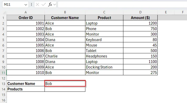 Vlookup and Return All Matches Vertically Using FILTER Function