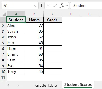 Use VLOOKUP to Return Values Within a Range