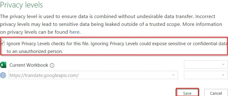 Use Power Query to Convert Text with Google API