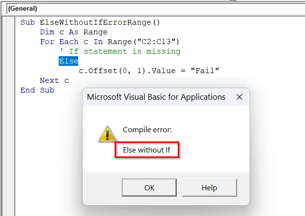 Add the Missing If Statement