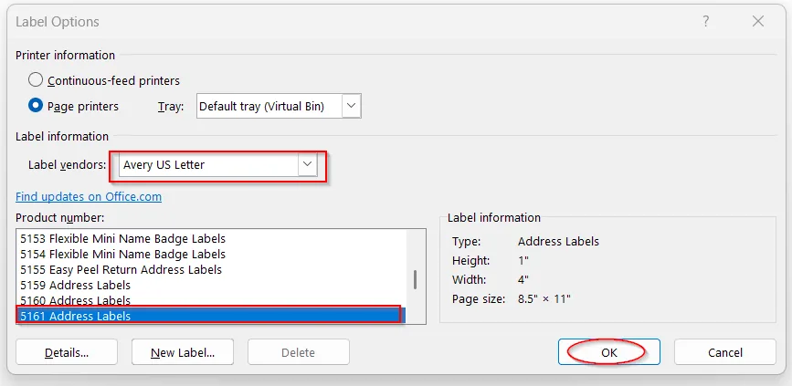 Using Word Mail Merge with Excel Data