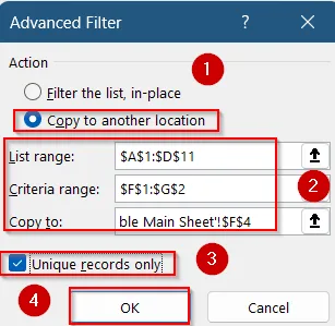 Set Up Criteria Range for Advanced Filter (AND / OR / Combined Logic)