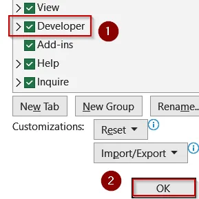 Steps to Use Macro Recorder in Excel