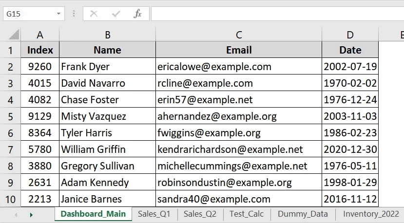 Delete Unused Content to Reduce Excel File Size