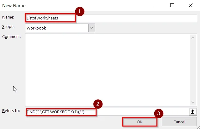 Using Name Manager & INDEX Function to Link Sheets to a Master Sheets in Excel