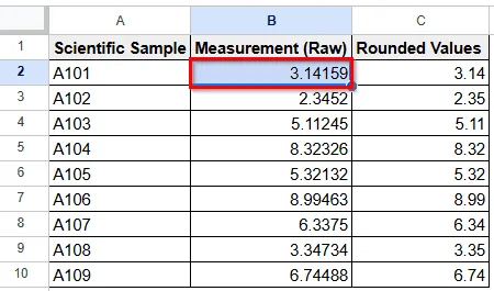 Formatting Numbers Without Changing Values