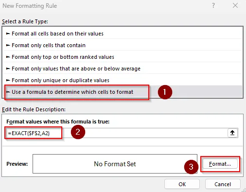 Apply Conditional Formatting Formula for Cells Containing Specific Text